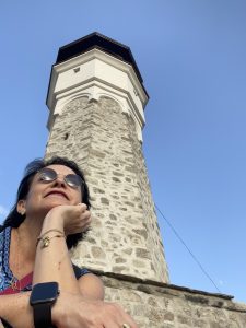 Planeando, en La Torre del Reloj en Plovdiv, Bulgaria